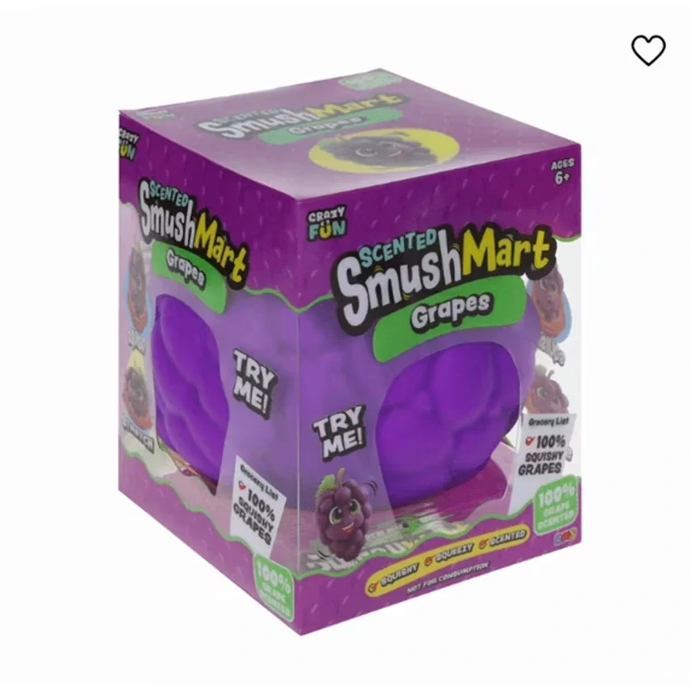 🔥Scented Smushmart Big Grape Squishy BNWT🔥